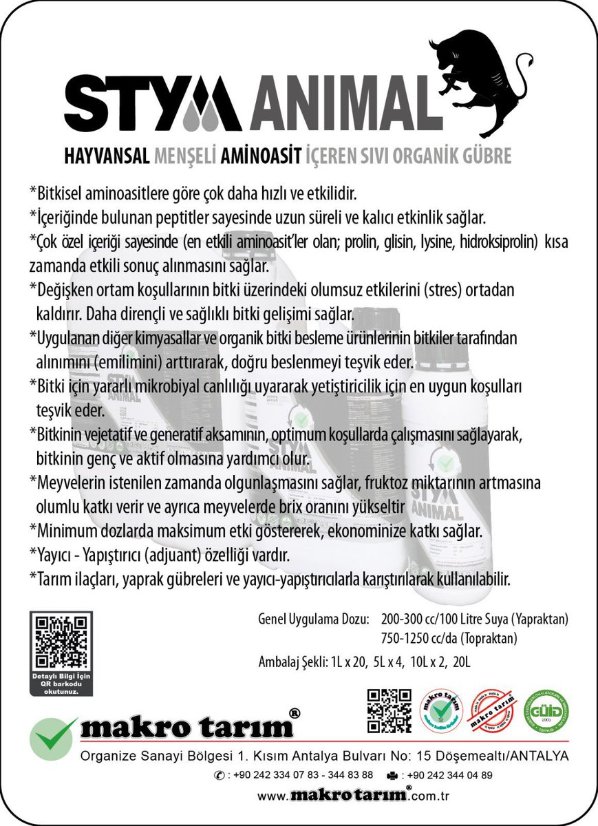 makrotarim's tweet photo. Soğuk Havalarda Bitkileriniz İçin ; #STYM - ANIMAL #StrongPlantNutritionCompany
#Bymakrotarim
#OurStyleBeautiful https://t.co/9v6OuAq32r