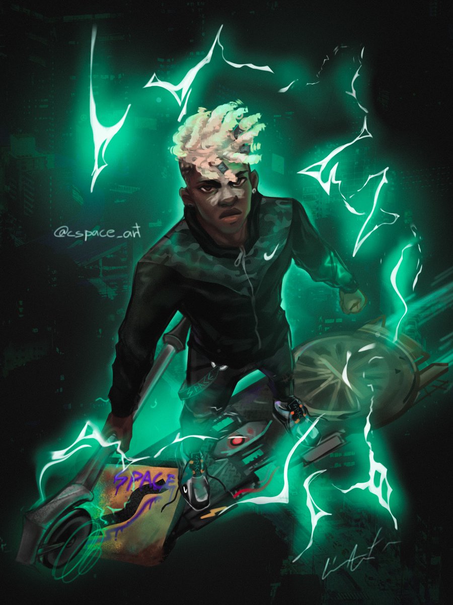 cspace_art's tweet photo. ⌛"Ekko of the streets"⌛
// Bem que uma skin dessas podia chegar pra gente

❤️+🔃+💬 Pra dar aquela força pro artista

#Arcane #ekko #LeagueOfLegends #art https://t.co/b8Vvhh1lt2