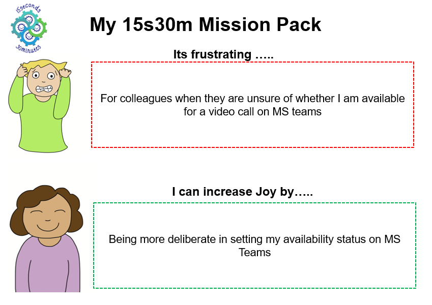 DanHarley3's tweet photo. A new @15s30m mission for when colleagues are unsure of whether I am available for a video call on MS teams. Its not that hard to be more deliberate in setting availability status on MS Teams. 

#15s30m #joyinwork #reducefrustration @hillock_audrey https://t.co/zEJkj14hsy