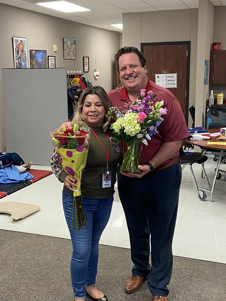 Congrats to our instructional para of the year and our clerical para of the year. <a href="/WoodCreekJrHigh/">WoodCreek Jr. High</a> <a href="/Doc_Lowry/">Andrew Lowry, Ed.D.</a>