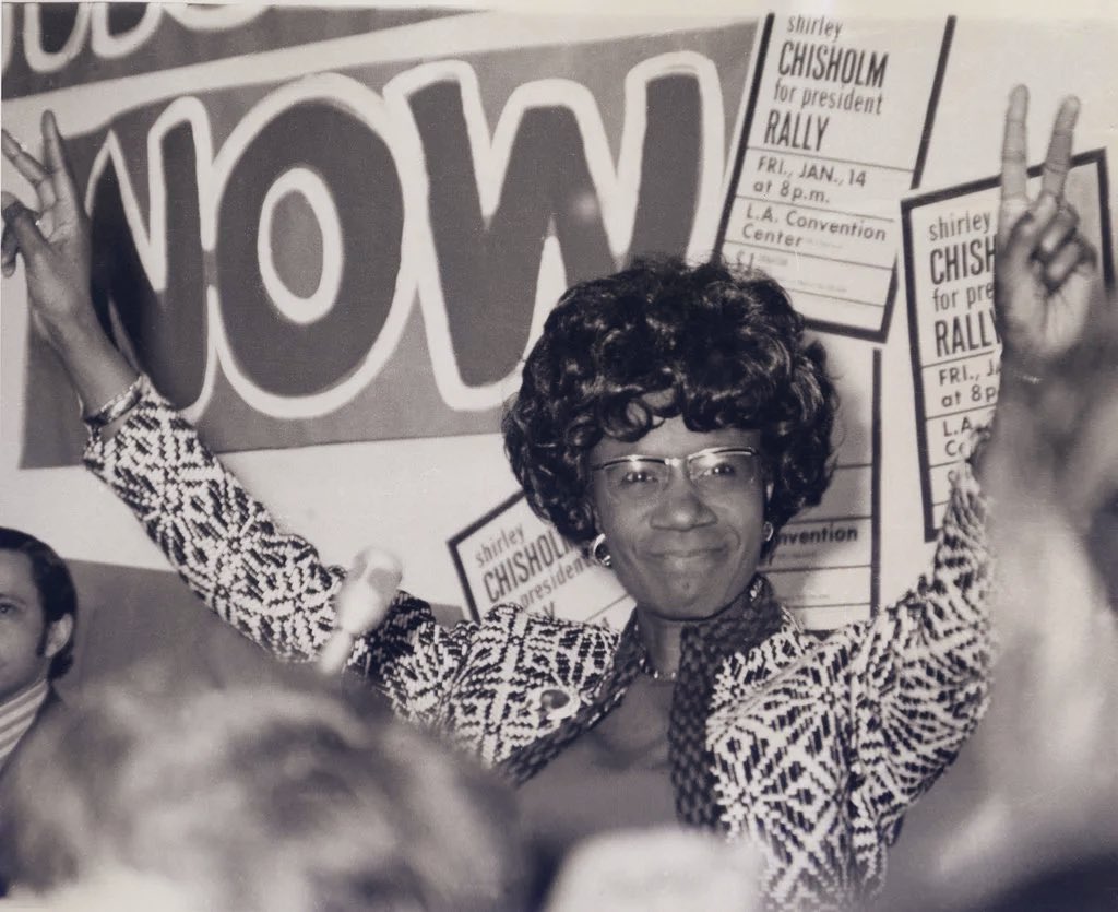 TheKingCenter's tweet photo. On this date 50 years ago, #ShirleyChisholm became the first Black woman to announce her candidacy and run for President of the United States. 

The 2nd photo reminds us of one the most profound reasons why that matters. https://t.co/wCTRYIObag