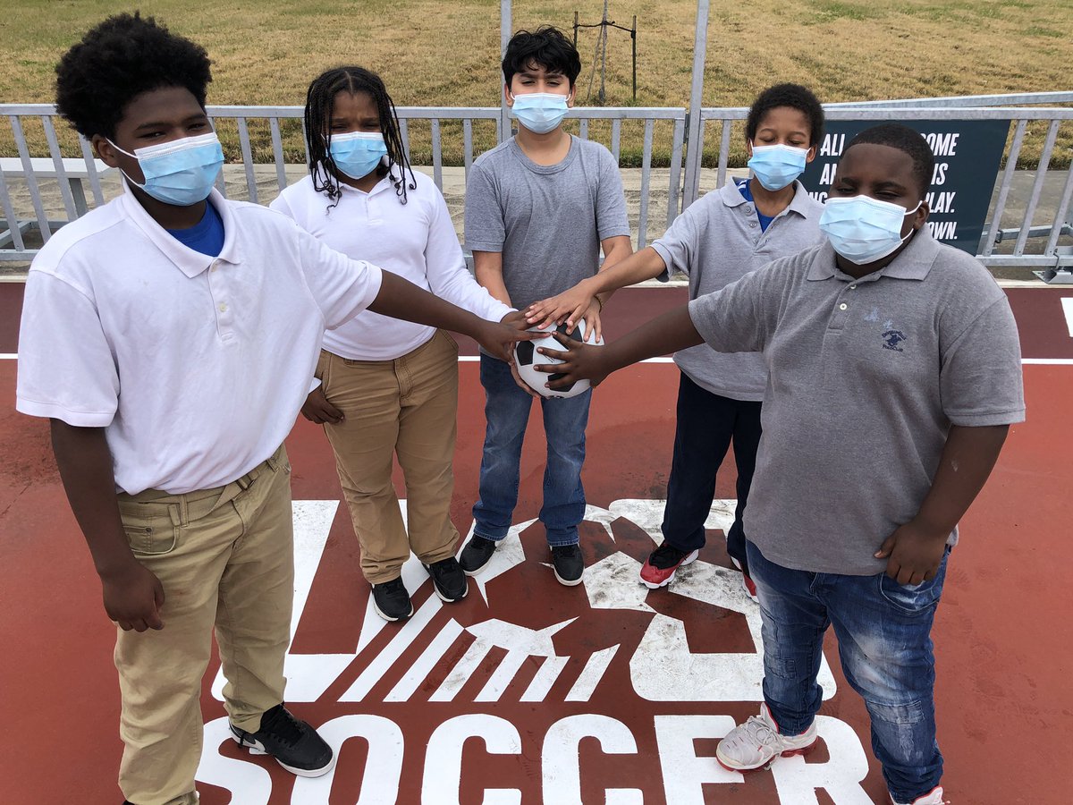#HISD Students at <a href="/Cullen_Bobcats/">Cullen Middle School</a> are excited to play soccer on their new mini-pitch donated through @hisd_partners <a href="/ussoccerfndn/">US Soccer Foundation</a> <a href="/BPCMLS/">Black Players For Change</a> <a href="/BWP_Collective/">Black Women’s Player Collective</a> @muscolighting <a href="/adidasfootball/">adidas Football</a> <a href="/HISDSupe/">Mike Miles</a>