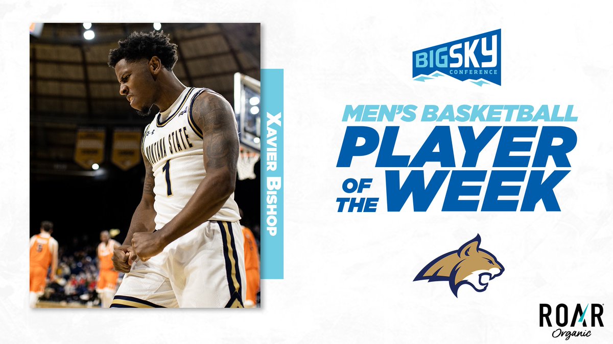 For the first time this season, and the third time of his career, MSU's @XaTheeGreaat5 has been named @ROARorganic Player of the Week 🔥 #ExperienceElevated x #BigSkyMBB