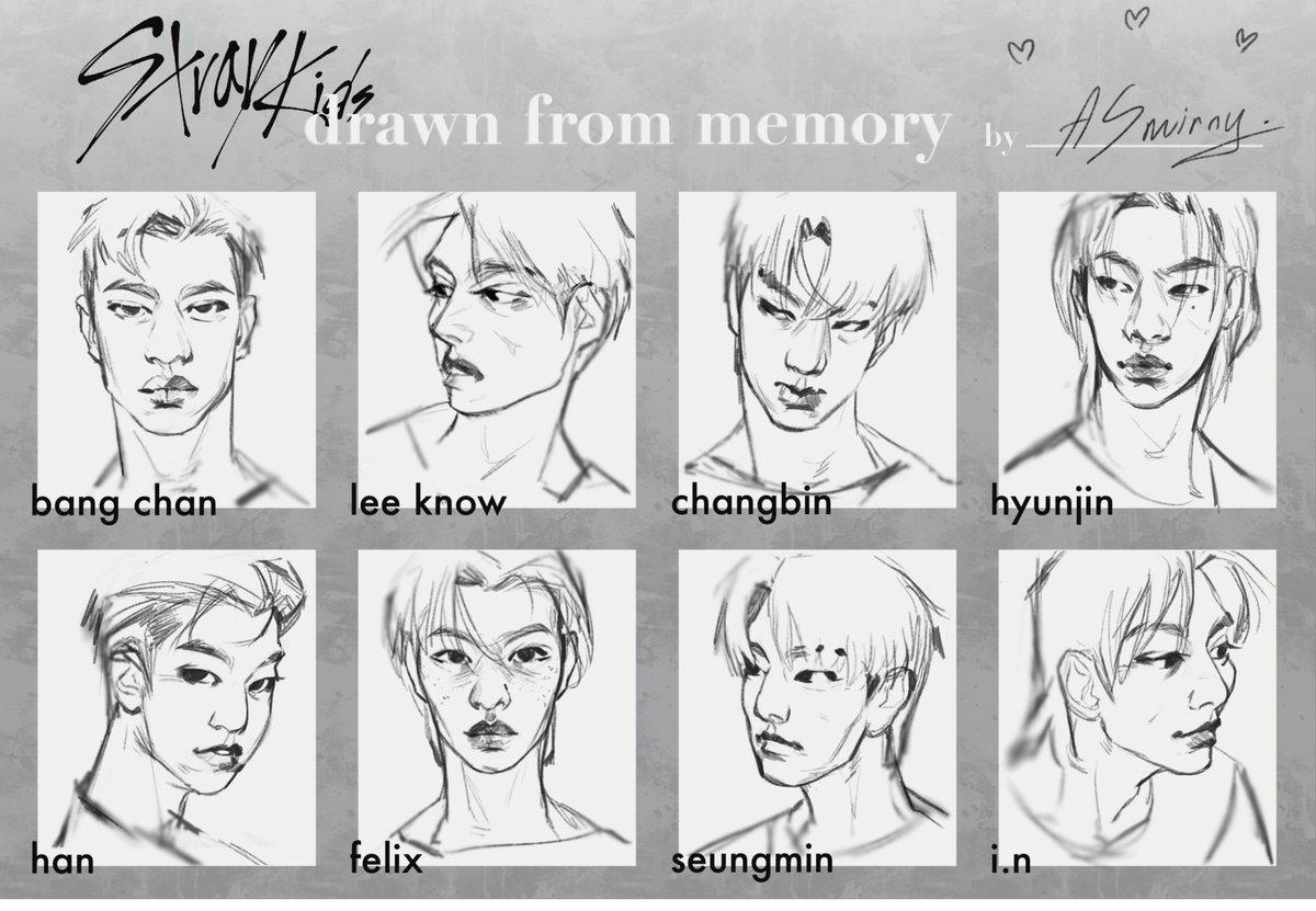 OMG It SOOO difficult without any references but very interesting 😆

#Straykidsfanart #StrayKids 