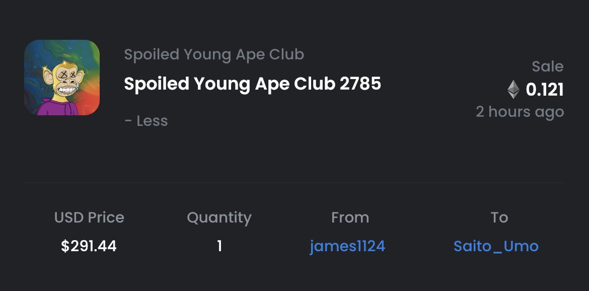 YoungApeClub's tweet photo. Someone was able to snag a GOLD #SYAC from the floor for less than .2ETH. Keep your eyes on OpenSea. The floor is about to reach .1ETH! 

Get your #SYAC NOW! 

🔗 https://t.co/PPQx7A2YLp https://t.co/PlJiQGcnvm