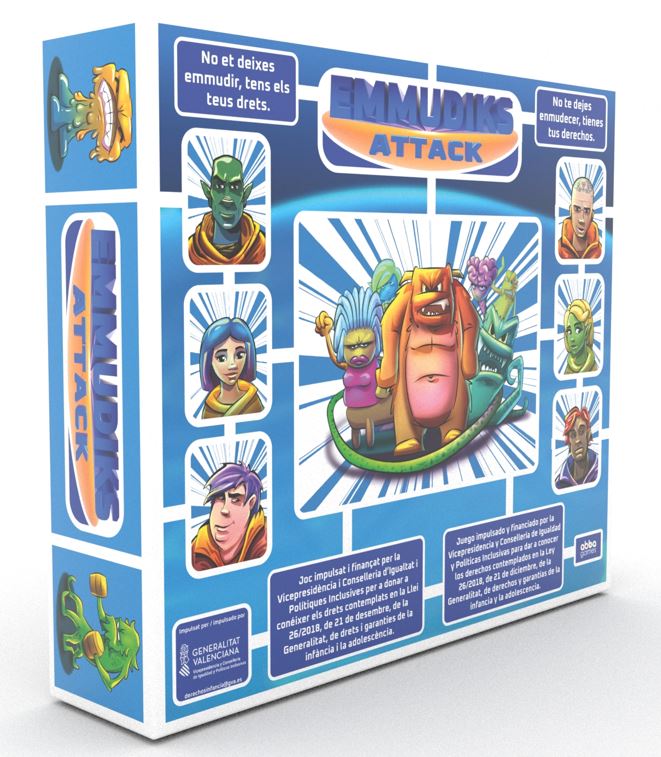 Hoy os presentamos un proyecto del que nos sentimos muy orgullosos:  “Emmudiks Attack' un juego de mesa didáctico, para que niñas, niños y adolescentes conozcan sus derechos. Nota de Prensa tinyurl.com/2p8nctr5