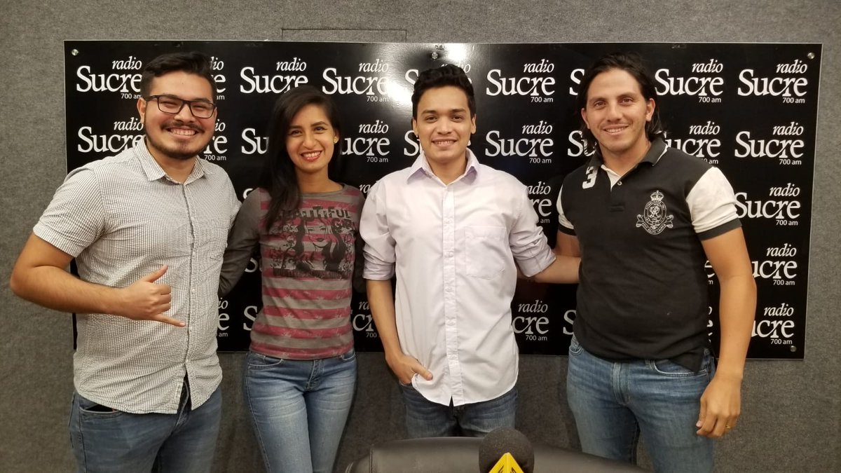 c_florescenteno's tweet photo. @manuellopez1982 Y ahora estoy en @radio_sucre700 de lunes a viernes de 19h00 a 20h30 en #ControlDeportivo junto a @vmmariduenab, @LaVozDelGolN y #MikeRodríguez. También nos puede ver en YouTube como SucreTV Online y Facebook como Radio Sucre 700 AM. https://t.co/hhuk6fbsgZ
