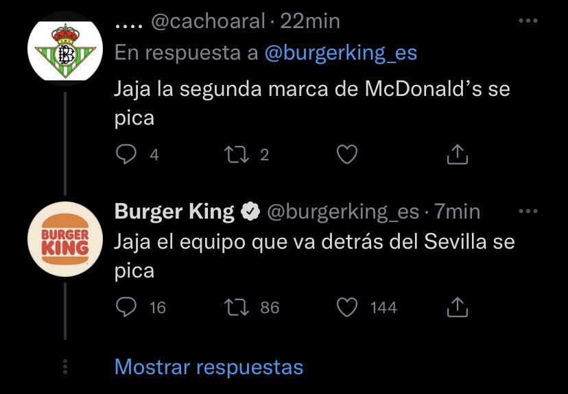 carmeencollado's tweet photo. Burger King >>> McDonald’s https://t.co/wgQaaNQDZh