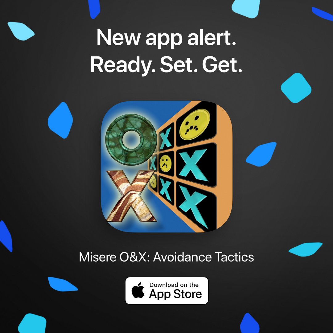 FluffyLogicGame's tweet photo. #Misere O&amp;X is now also out free on #MacOS!

https://t.co/nk4wLNgIoG

#classicgames #indiegame #indiegamedev #indiegamedeveloper https://t.co/gDhjfzBbiE