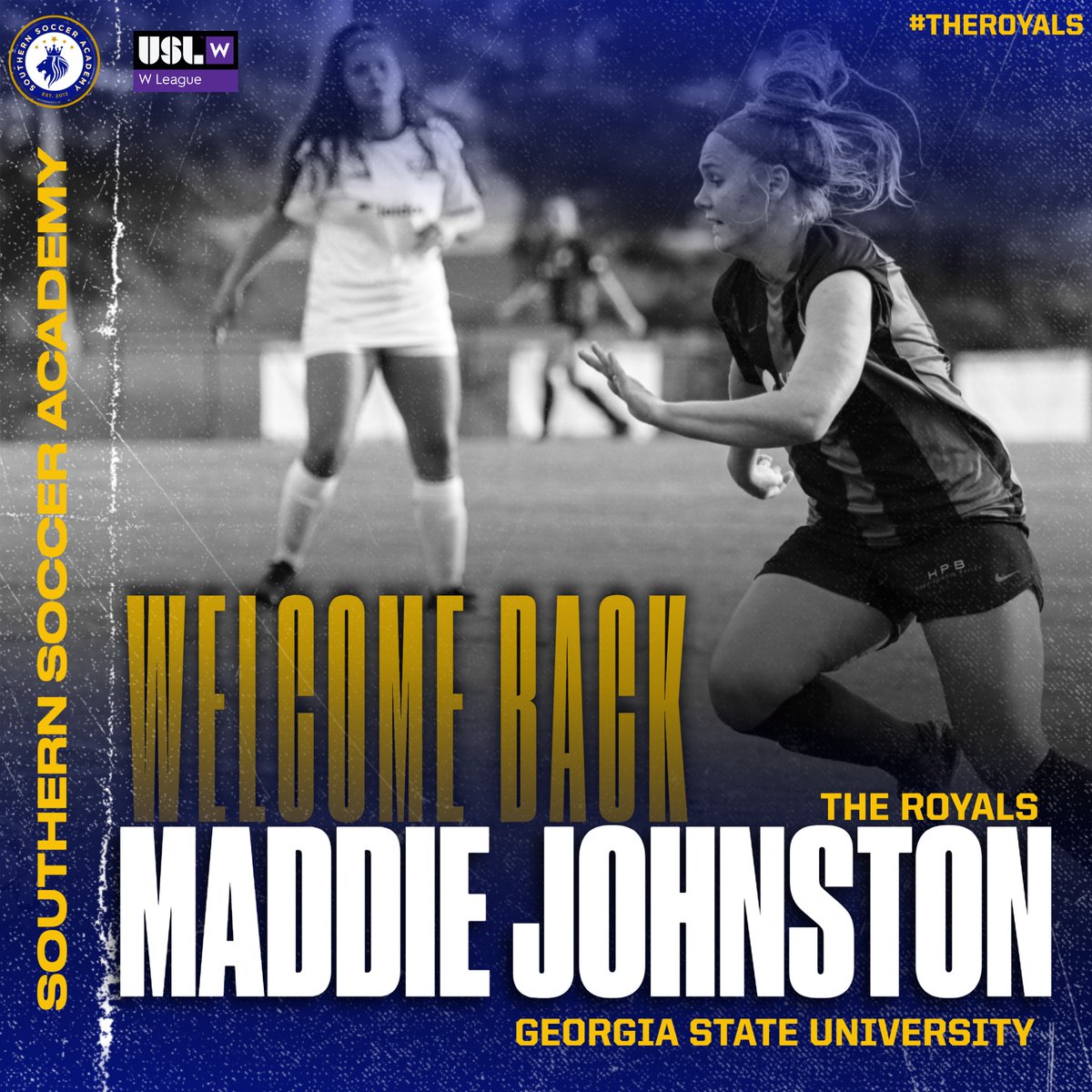 _ssasoccer's tweet photo. π Royal Announcement π
Our fifth #RoyalAppointment ahead of our @USLWLeague season!
Welcome back Maddie Johnston!
#BowToTheRoyals #SSAStrong #SigningSunday https://t.co/VpzaGC7Awg