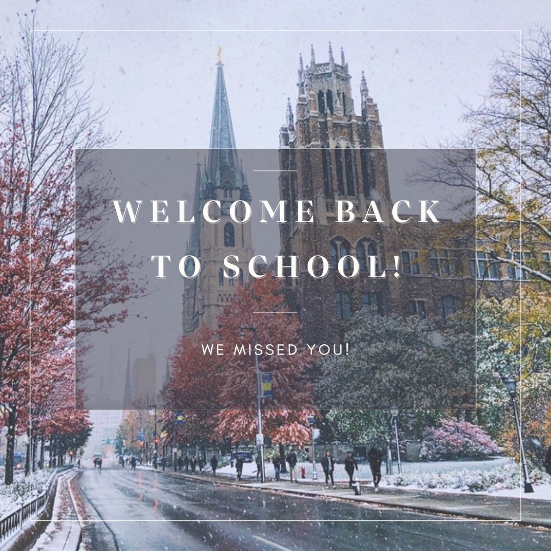 It's good to have you back on campus! ☃️
Come and stop by the Office of International Education! 
Located in Holthusen Hall - 4th floor, we are always here to welcome you!