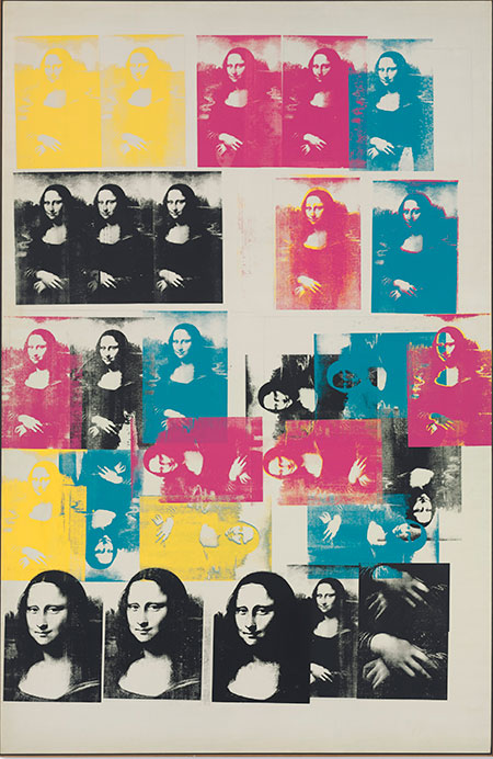 Colored Mona Lisa, 1963 wikiart.org/en/andy-warhol… #warhol #andywarhol