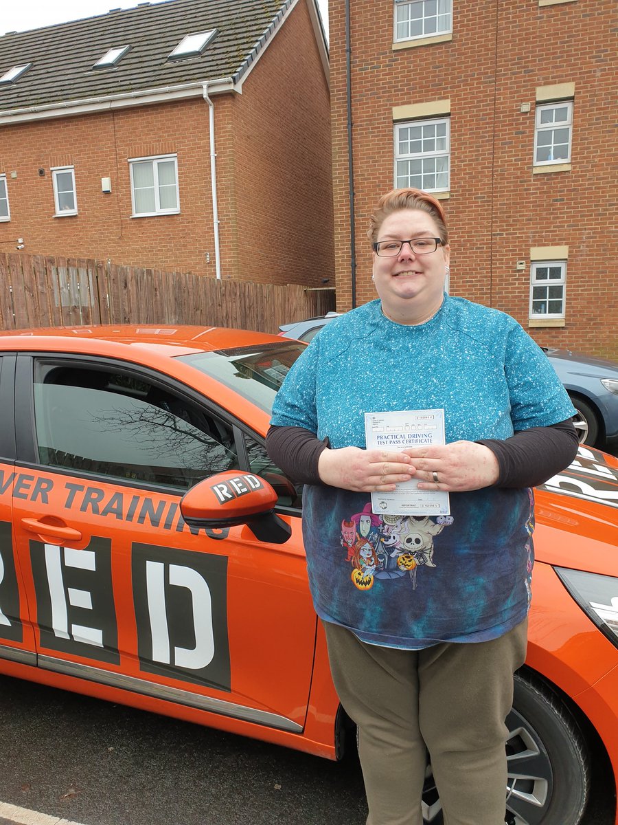drivingnatalie's tweet photo. A huge congratulations to Lizzie on her first time pass in Middlesbrough today with only one driving fault. You have worked so hard for this well deserved pass. Well done and keep driving safely 🚗 🚗 @REDinstructor @REDDriving https://t.co/uGpMQrCojH