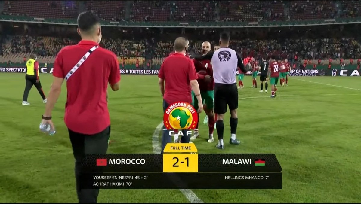 FT. Morocco 2-1 Malawi

I hope you enjoyed the stream.