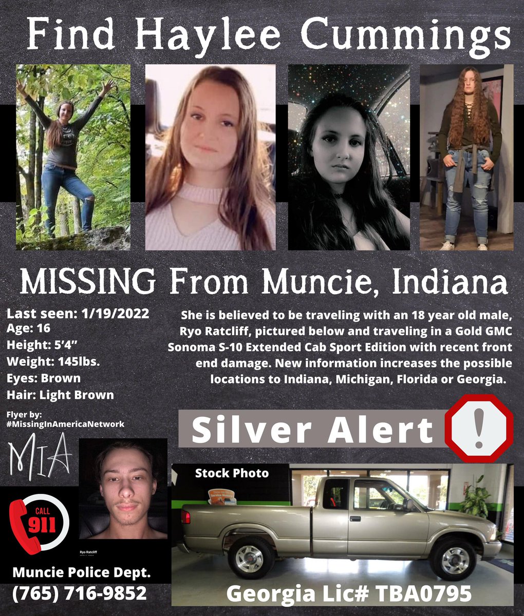 missingNamerica's tweet photo. π©Updated Photos and Information π©
Haylee Cummingsπ¨ MISSING π¨ #BOLO π #MissingInAmerica πΊπΈ #MissingInGeorgia #MissingInIndiana #HayleeCummings
πππPLEASE SHARE EVERYWHERE πππ https://t.co/e4UAV5ptca