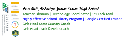 Hi!  I'm the D'Evelyn DTL and I'm excited to discover new digital learning techniques, collaborate with colleagues and connect with a larger community.

#JeffcoChat
#JeffcoBetterTogether