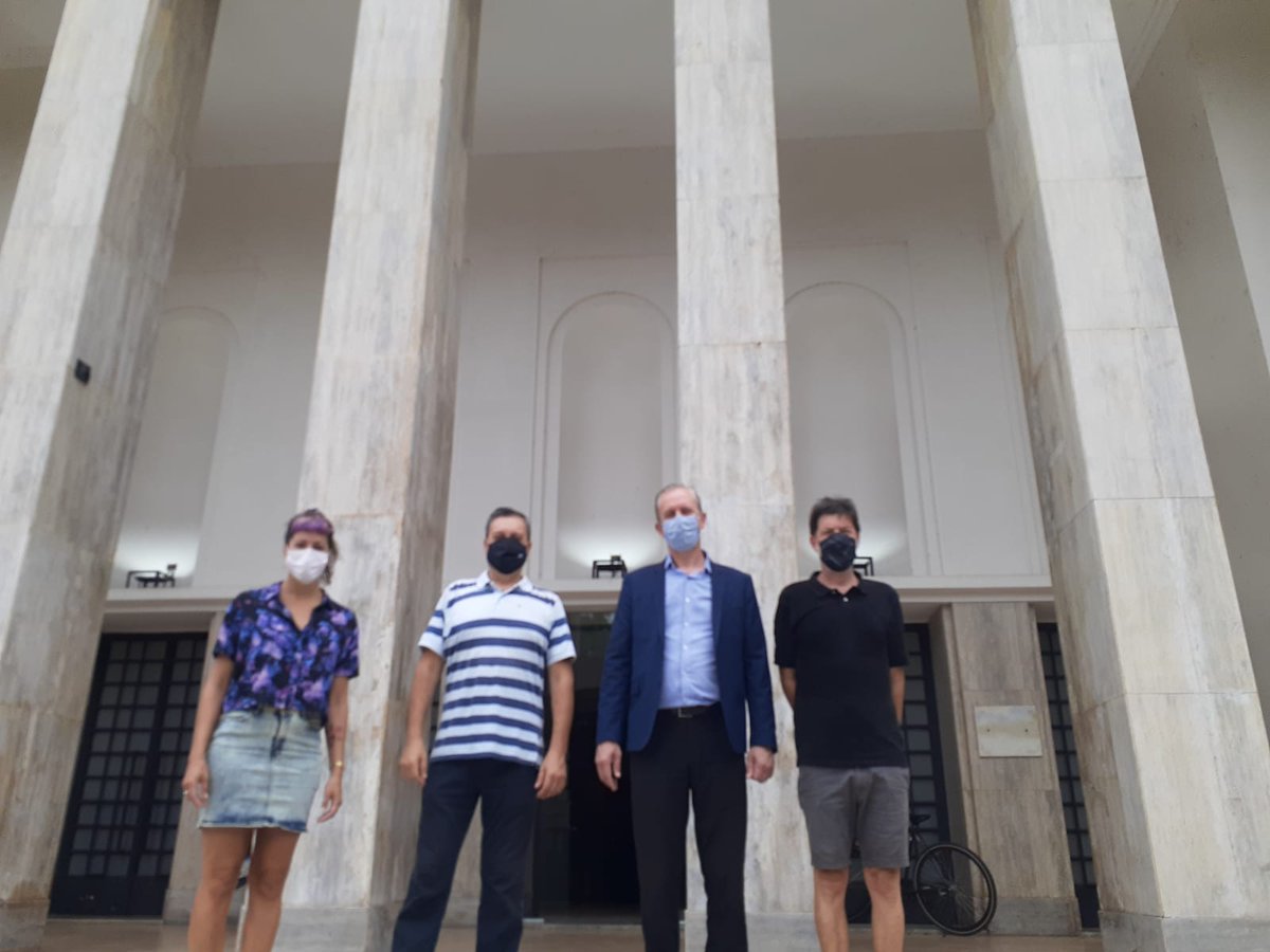 MiguelRabbia's tweet photo. 🏛️ Recorrí el #MuseoMarc atento a sus necesidades y pensando en proyectos futuros. Allí conversamos junto a su director, Pablo Montini, y Gustavo Balista https://t.co/YQom92jv5h