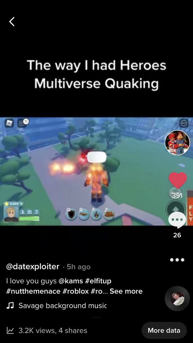 DatExploiter's tweet image. The way y’all blew this up is sick I love y’all for real 😘😘‼️

#marvel #roblox #heroesmultiverse #robloxmarvel #robloxdev #coding #scripts #nutthemenace