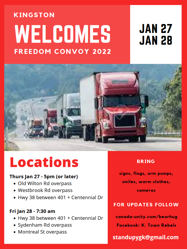 StandUpYGK's tweet image. The Kingston Welcome Crew is getting ready!
#FreedomConvoy2022 
#TruckersConvoy2022 
#LoveFreedom
#UnitedWeStand