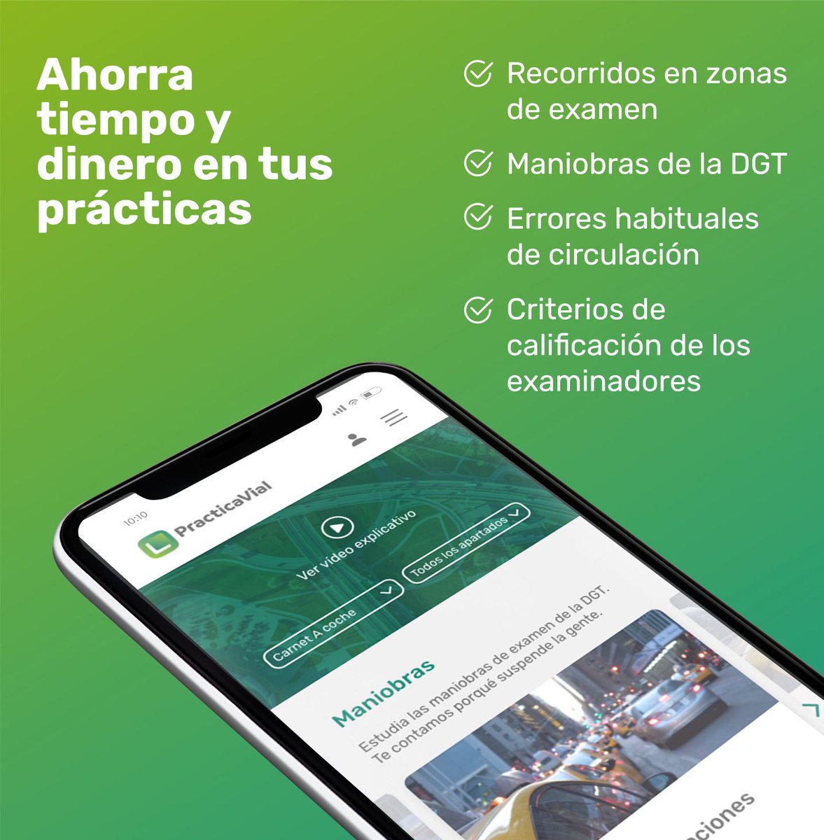 Practicavial's tweet image. ¿Sabes que con #PracticaVial puedes saber exactamente qué te vas a encontrar en tu #examendeconducir antes de que llegue el momento? 🚘  

✅  Tenemos a tu disposición vídeos de recorridos de examen por toda España
✅  Encuentra todo en ➡️  goo.gl/bkzJx4