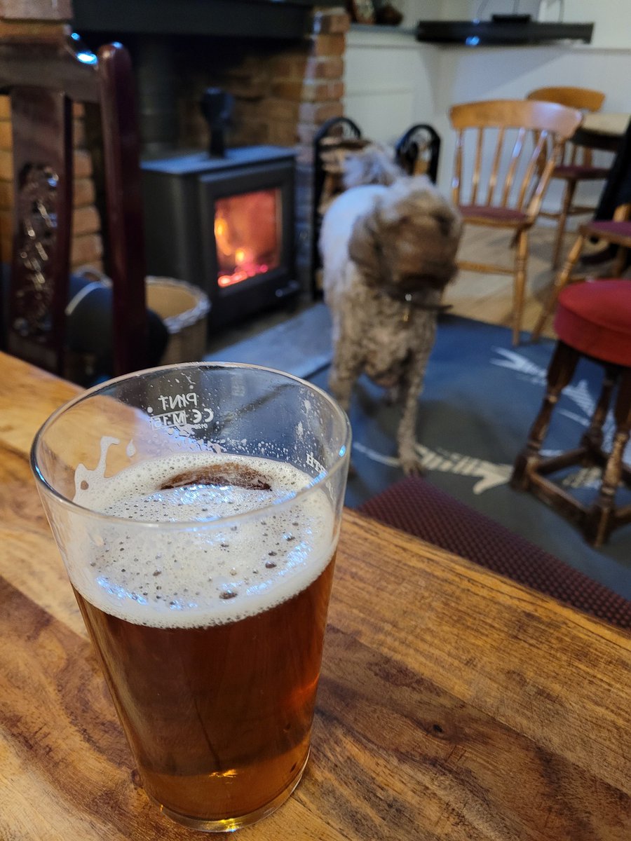 BrianDavisSport's tweet photo. Always good to finish a Tuesday night trail run in a pub, with a pint, a log fire and a dog to share your crisps with! 🤣
@TheRidgeway1972 #Hodson https://t.co/NgOmQejdS1