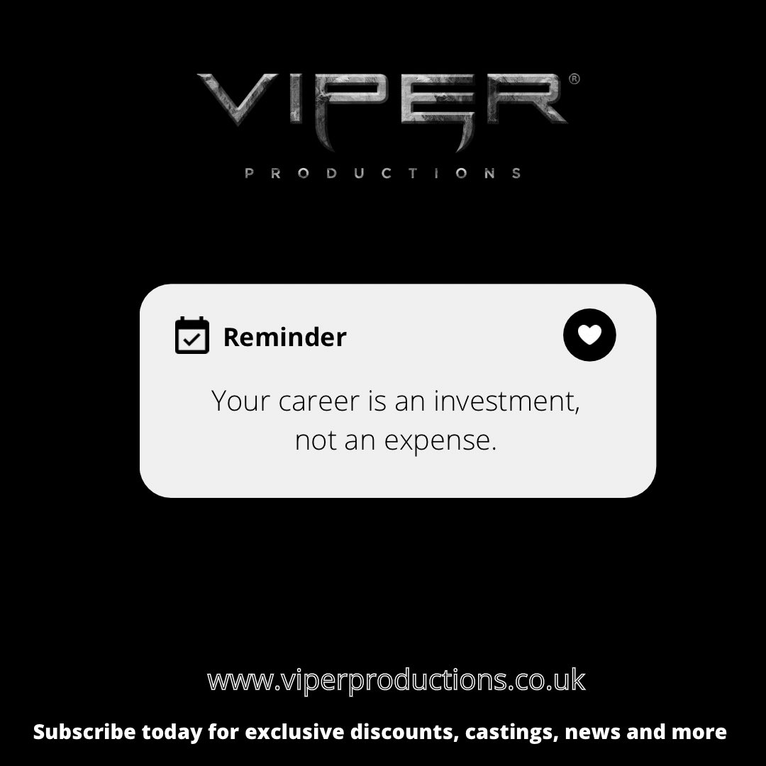 Dream it, do it… achieve it! 🐍

viperproductions.co.uk