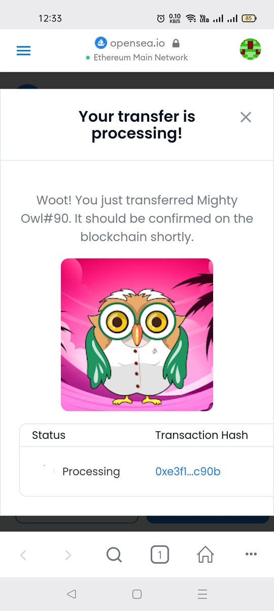 Giveaway No. 2129

The first 1000 people who like this tweet 
RT &amp; Follow me

Will get #mightyowl #NFT

Drop your $ETH 👇