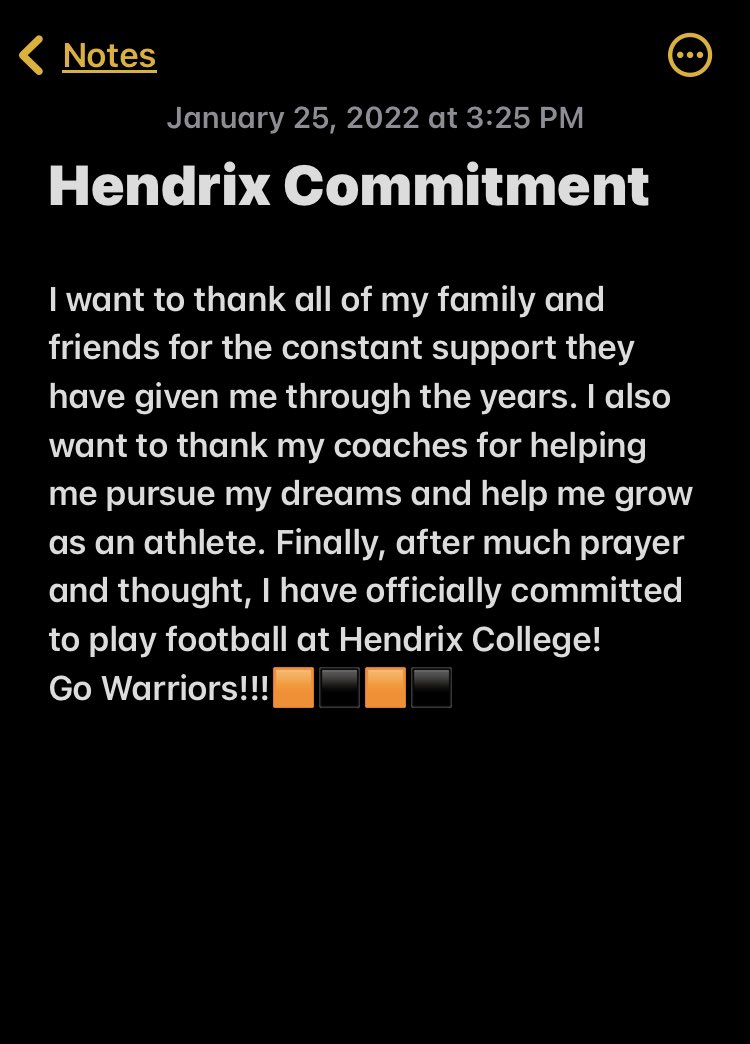 CollinLittle54's tweet photo. Beyond blessed
@RussHeidiSLC @NotCoachBuck @HendrixFootball @cwil327 https://t.co/3q85QTToeI
