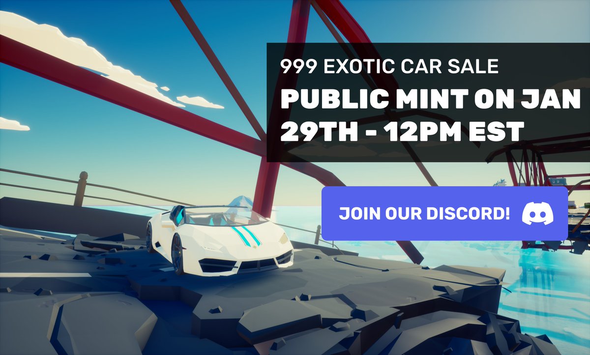 NiftyVille's tweet photo. We are dropping 999 EXOTIC Car NFTs 😱 

NFTs also double as bids to the auction of a REAL-LIFE 2017 Lamborghini Huracan Spyder 🔥🔥

The rarest and fastest car NFTs on the NiftyVille Metaverse will MINT on Saturday 29th at 12PM EST 

Join our discord NOW: https://t.co/3x9K6wBSMP https://t.co/F0V1yGqx1w