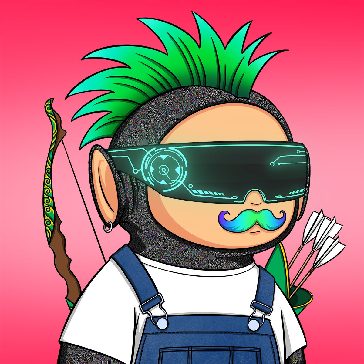 badcreatureSOC's tweet photo. 🔥 SNEAK PEAK 🔥

Introducing: Cyberf#ck👋🏽

Hat: Mohawk

Gang: Petrol Headz⛽️ 

This rare af TV 📺 skin was actually born out of a miscommunication between @SolSunBaby and the artist. Sometimes accidents workout out to be bangers!🔥

What y’all think Creatures? 👀

#Solana #NFTs https://t.co/BqGn5Dx0jE