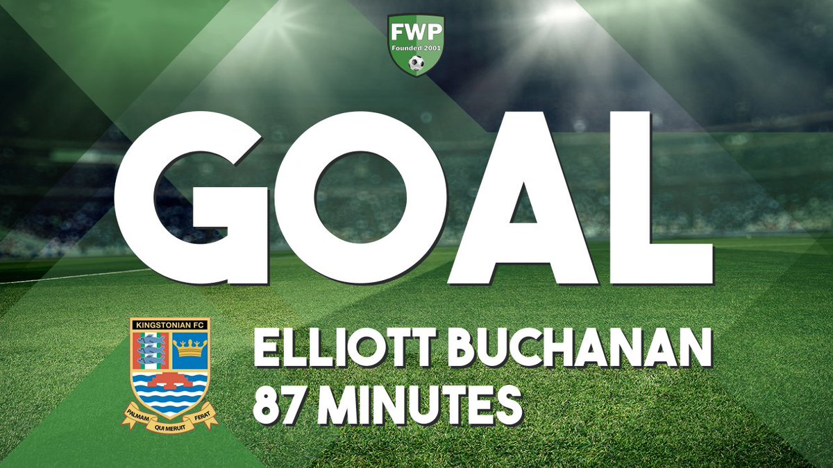 KingstonianFC's tweet image. GOAL: Haringey Borough 2-3 KINGSTONIAN - Elliott Buchanan (87') #IsthmianLeague fwp.co/ryRhFK