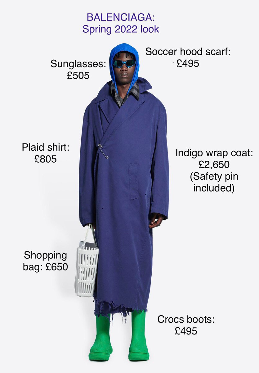 NoContextBrits's tweet photo. Balenciaga is a social experiment. https://t.co/l1Gsi2bRfZ