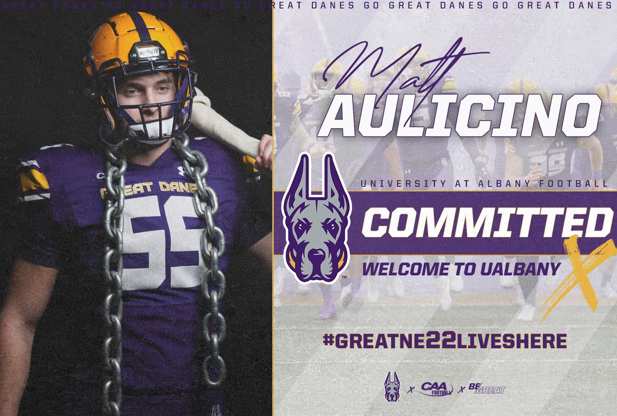 AulicinoMatthew's tweet photo. Committed!! @UAlbanyFootball #BeGreat https://t.co/i2ps0RhTRD