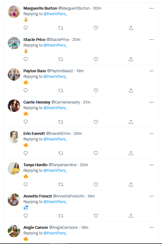 NFTethics's tweet photo. Just warning people for an upcoming rug called @theshifters_. We wrote a complete thread about them and they didn't even bother to respond: https://t.co/NHOQo3C85P

The project has so many red flags, and we didn't even mention all the fake Twitter profiles (see screenshots) https://t.co/bykBDYLrmy