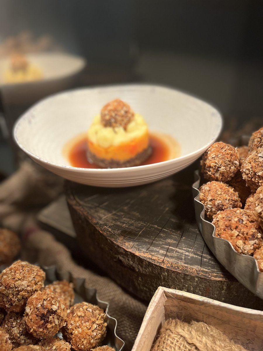 HHGchambers's tweet image. How do we get students to try new food and push the taste buds by making it look good and more appealing. Haggis Bon Bons students loved them.