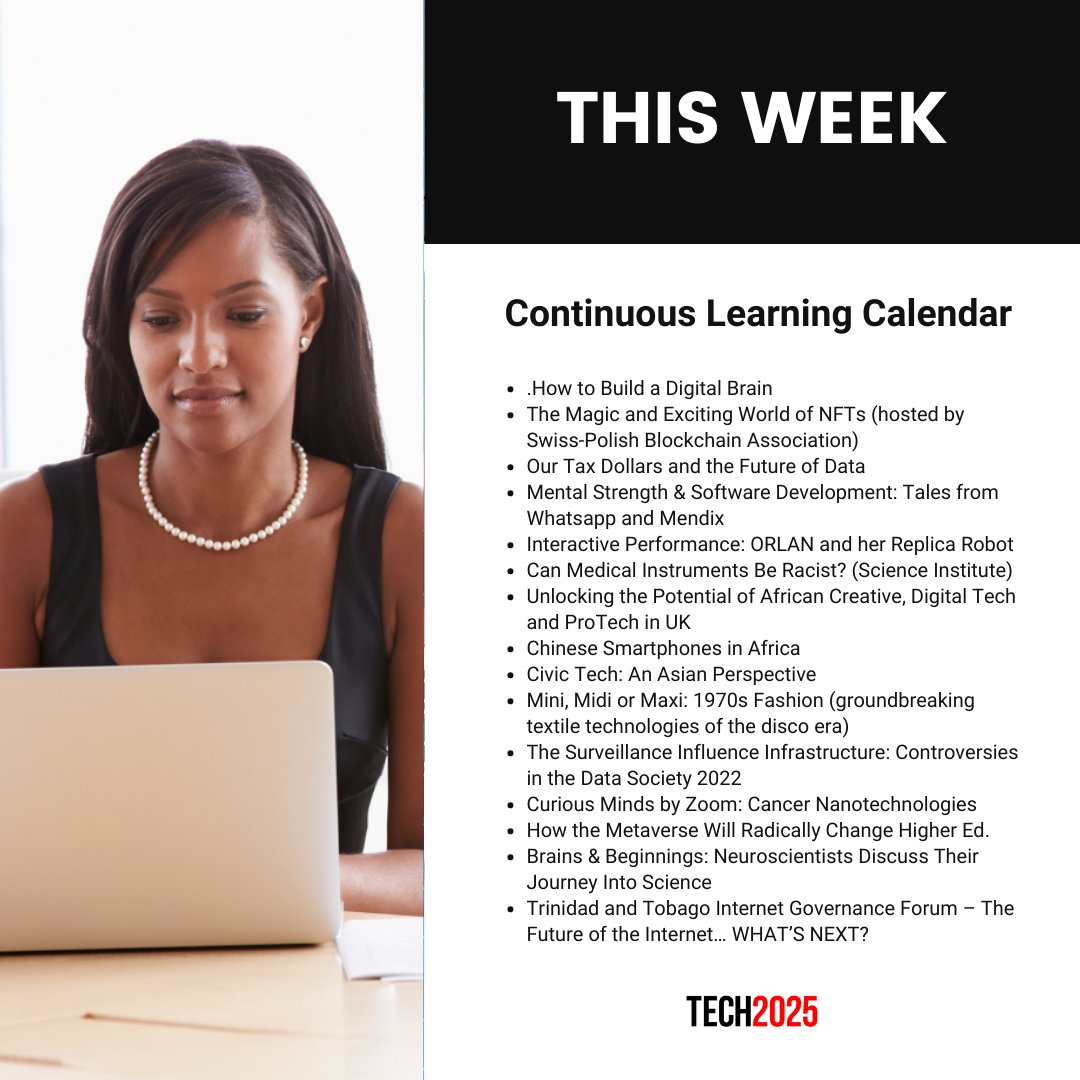We noticed a sizeable uptick in events this week and a lot of really good ones! Here's our roundup of a few hot picks! Check out the full calendar here: bit.ly/t25learncal 🔥🔥🔥 #tech #AI #events