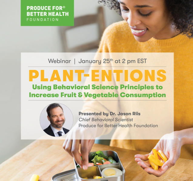 Let's teach habit skills to help people form easier ways to increase fruit and veggie intake. The <a href="/Fruits_Veggies/">Fruits & Veggies - Have A Plant</a> "Know" "Feel" "Do" #plantforward foundation is a great starting point. #haveaplant <a href="/jason_riis/">Jason Riis</a> #rdchat