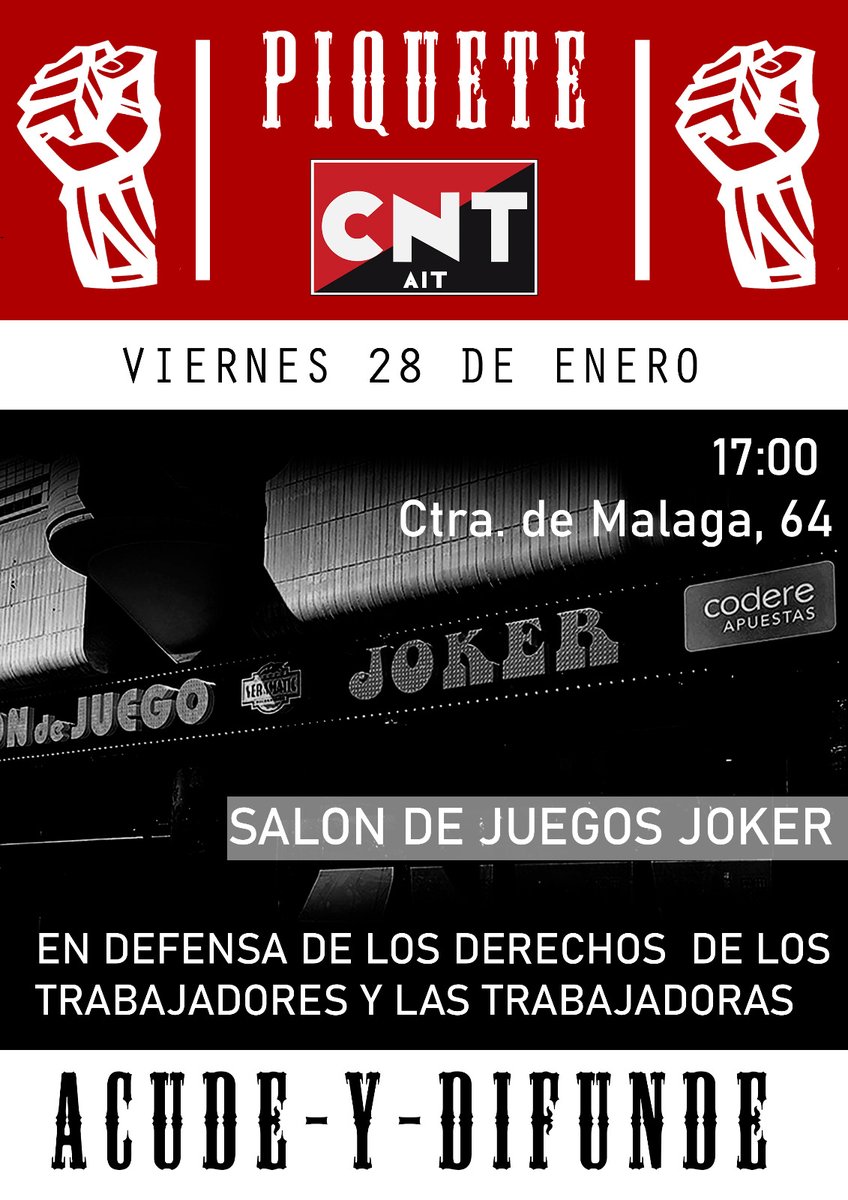 CNT-AIT Granada (@cntaitgranada) on Twitter photo 2022-01-25 21:40:56