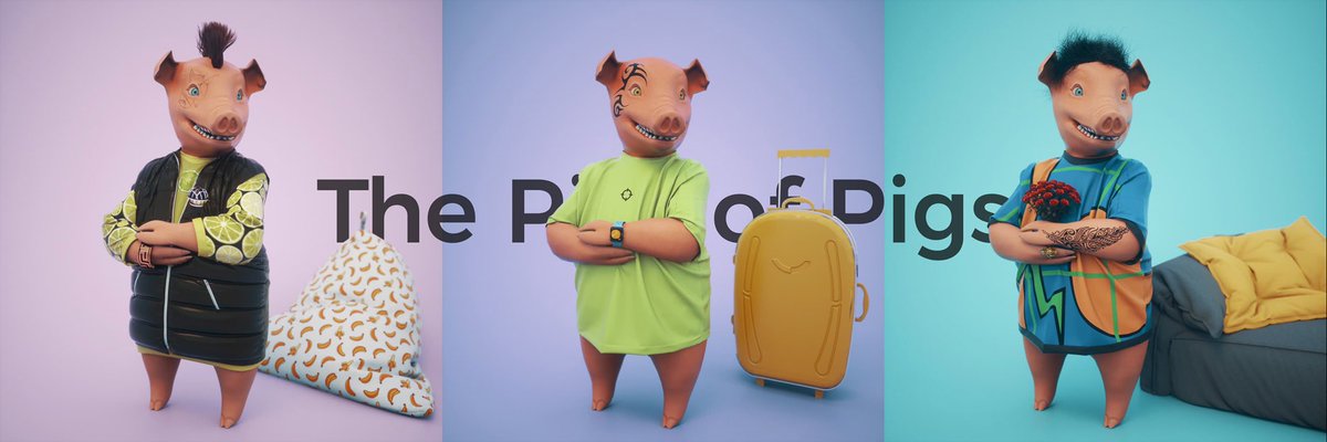 PicsPigs's tweet photo. We have started presale!

https://t.co/wJfqbt9IiU

#NFT #NFTProject #drop #presale https://t.co/KmDPQMZ1fS