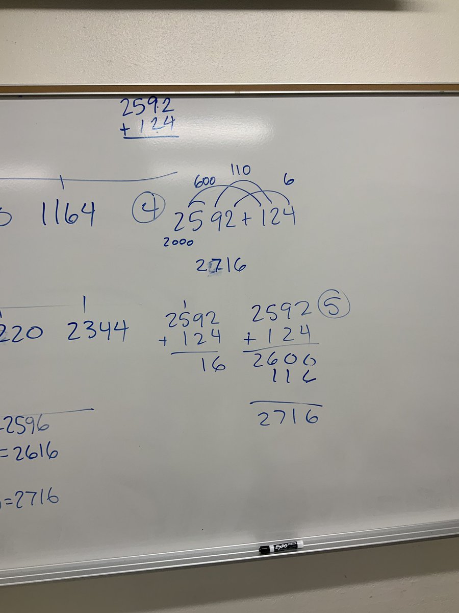 mathhombre's tweet image. #countingcircle 26 up by 124. Number talk question just what would be next? Amazing discussion of math anxiety, algorithms, understanding vs familiarity. #mtechat