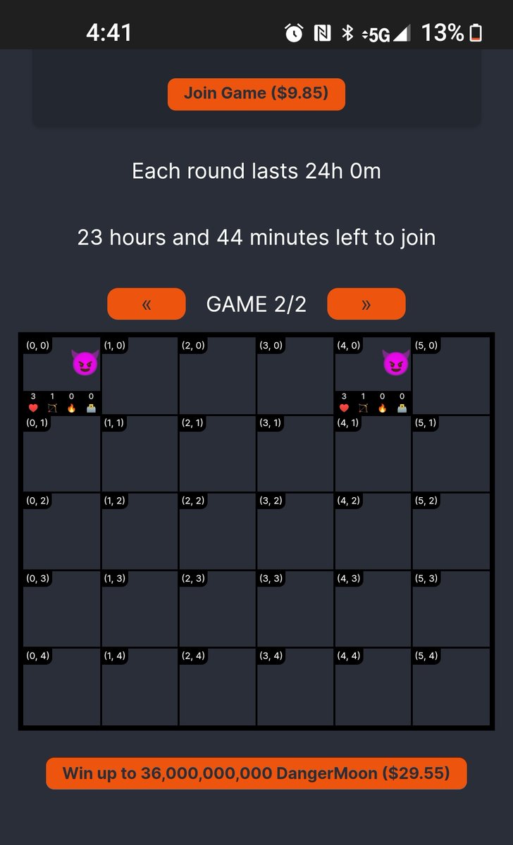 #GalacticTactics now playable on mobile devices!

24hr left to join game 2!
dangermoon.io/tactics

#DangerMoon
#DEGENEROSITY