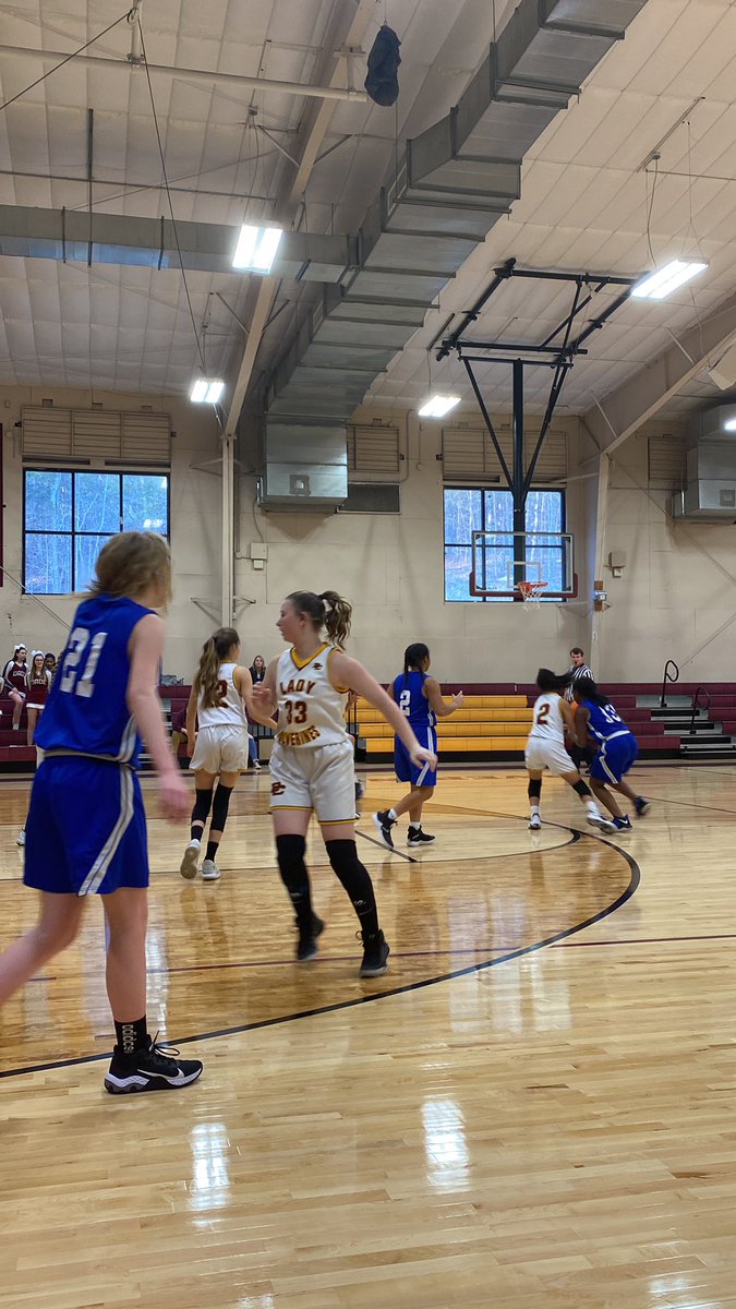 Playing on this beautiful new gym floor @ DMS!