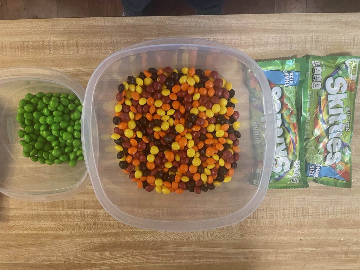 _Cx2_'s tweet photo. @Skittles @tacobell When @Skittles won’t give you what you want, you take matters into your own hands and do their job for them. You’re welcome! #BringBackLime #GreenAppleIsGross https://t.co/70Gf5G8wmY