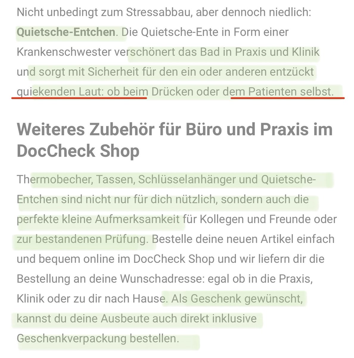 lebeseu's tweet image. Und auch hier eine sehr interessante Aussage vom Shop #DocCheck 

Alles für die bestandene Prüfung - die Frage ist eben, welchen Inhalt haben diese Prüfungen denn so?