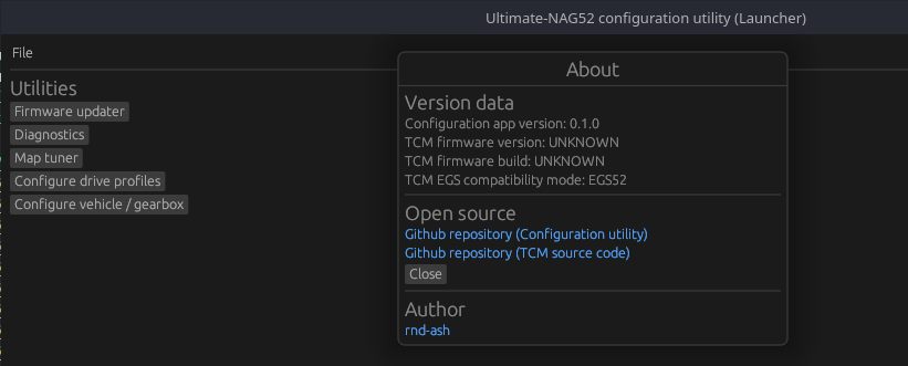 rndashm's tweet photo. #opensource #MercedesBenz 722.6 TCM configuration app progress! https://t.co/ujNPYdt65h