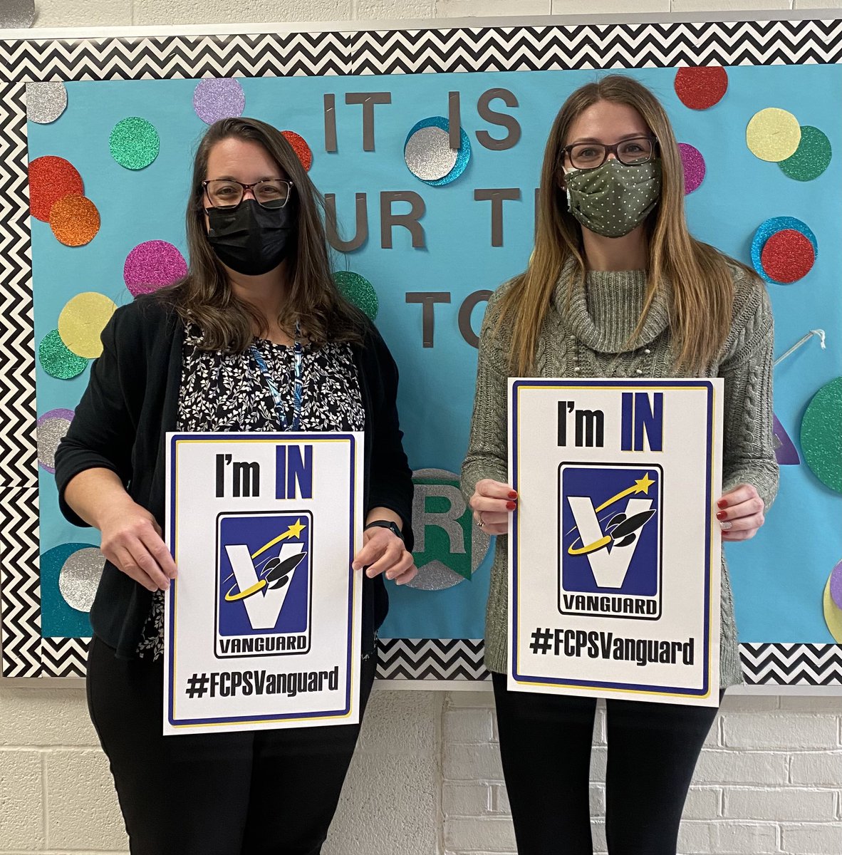 The secret is finally out.  I get to share my #FCPSVanguard year with the amazing @2ndGradeBaugher!  🎉 🎉 🎉 #FCPSProud #WFESProud #Cohort6
