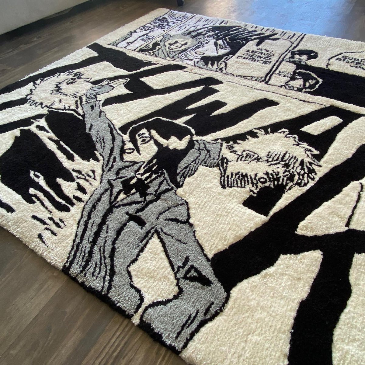 dfwrugs's tweet photo. Bleach rug!!! first post of the year we had to go crazy thank you everyone for the continued support, bigger things coming! https://t.co/Zc80DLuEiU