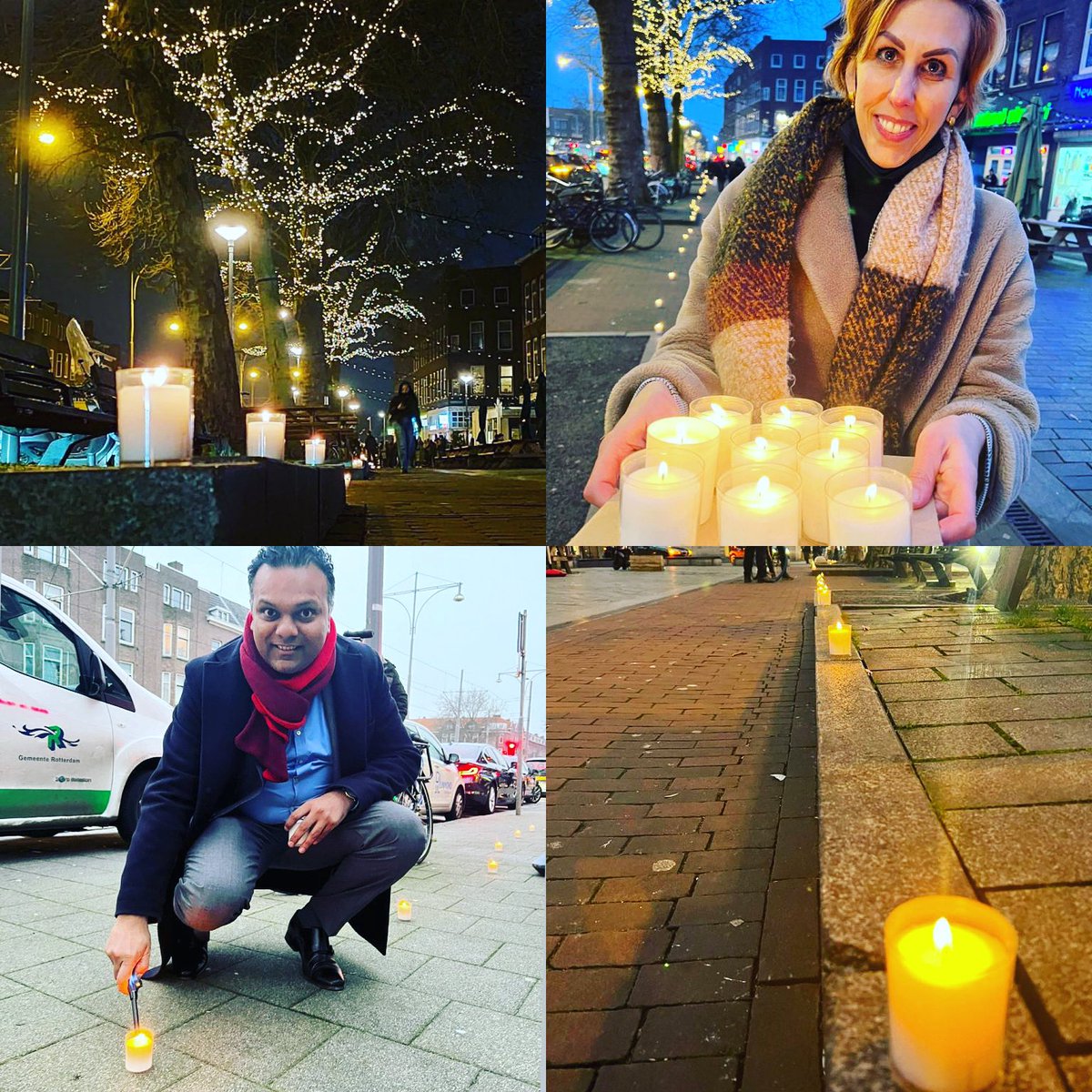 ✨ Rotterdam Zuid op zijn best, een jaar na de avondklokrellen verbinden 1000 kaarsen de Beijerlandselaan en Groene Hilledijk.

Complimenten aan iedereen die hulp heeft geboden en aanwezig was!

Meer via: lnkd.in/gnfqtU2c