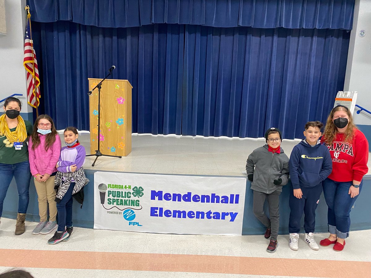 Today for #literacyweek we had our 4-H Florida Public Speaking Grade Level Competition. So proud of our 4th&amp;5th Grade <a href="/Mendenhall_ES/">Mendenhall ES</a> Tigers for working so hard on their speeches!