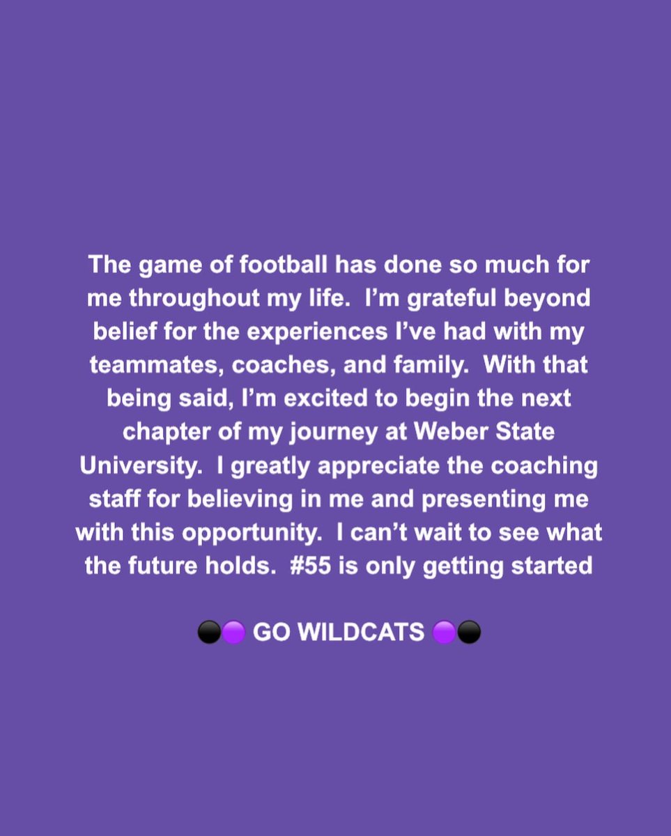 100% COMMITTED to being a Wildcat!!  <a href="/skyler_ridley/">Coach Ridley</a> <a href="/CoachBojay/">Bojay Filimoeatu</a> <a href="/CoachJayHill/">Jay Hill</a> <a href="/Tana_Vea/">Tana J. Vea</a>
